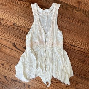 Free People | Ivory Eyelet Tunic | S